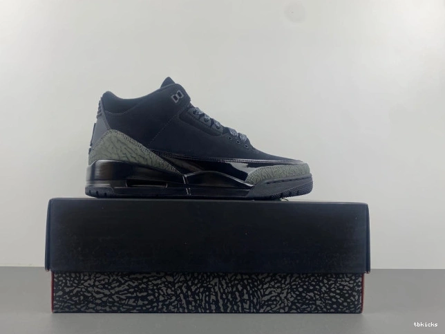 Cheap TB Cat Jordan Air 3 Retro CK9246-168 Black 0728